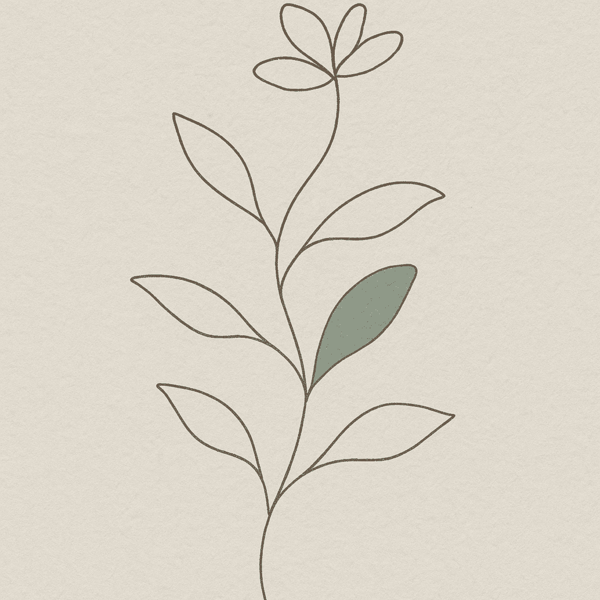 Serene Silhouette — art print