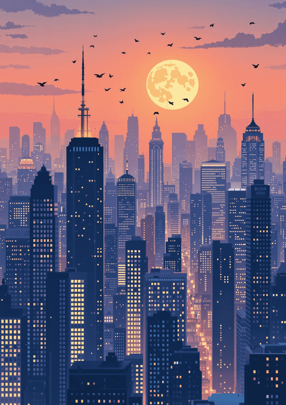 Twilight Ascent — art print