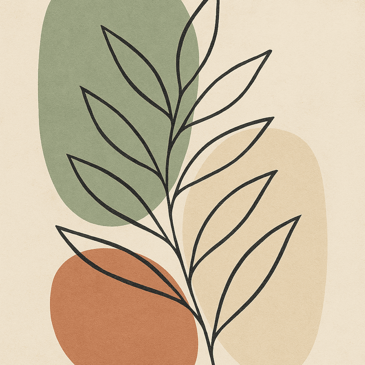 Whispering Leaves Symphony — art print