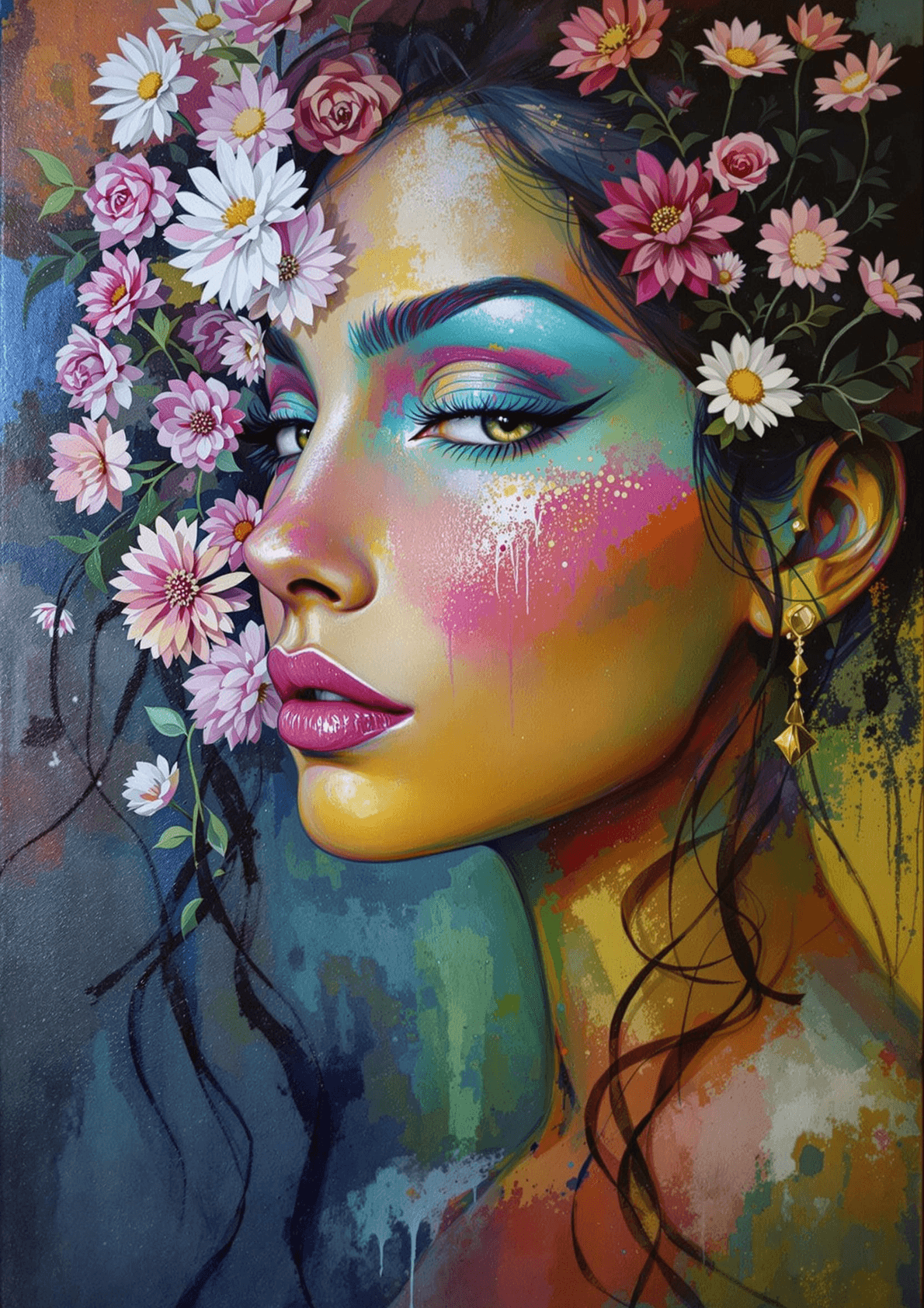 Floral Veil — art print