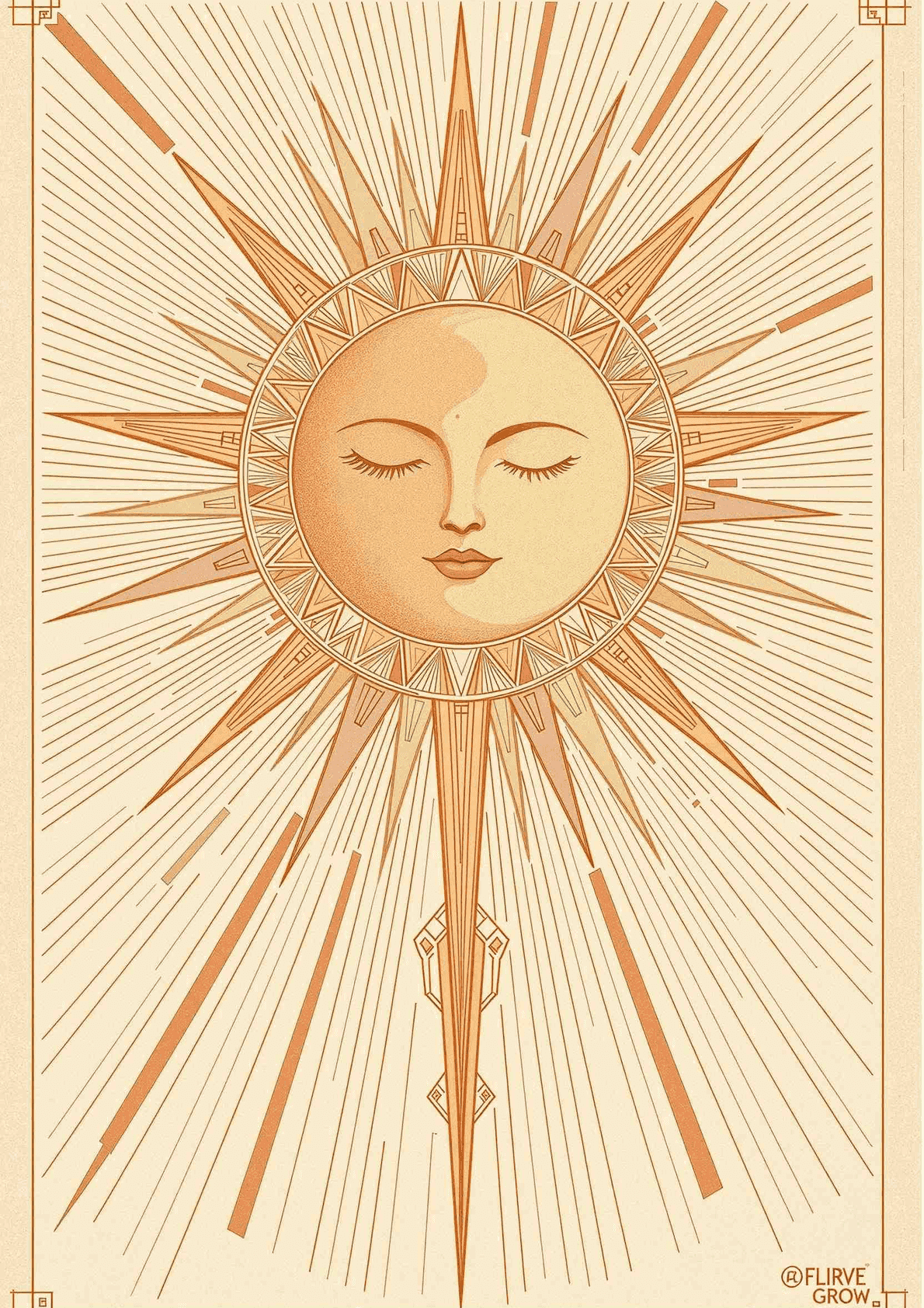 Lunar Harmony — art print