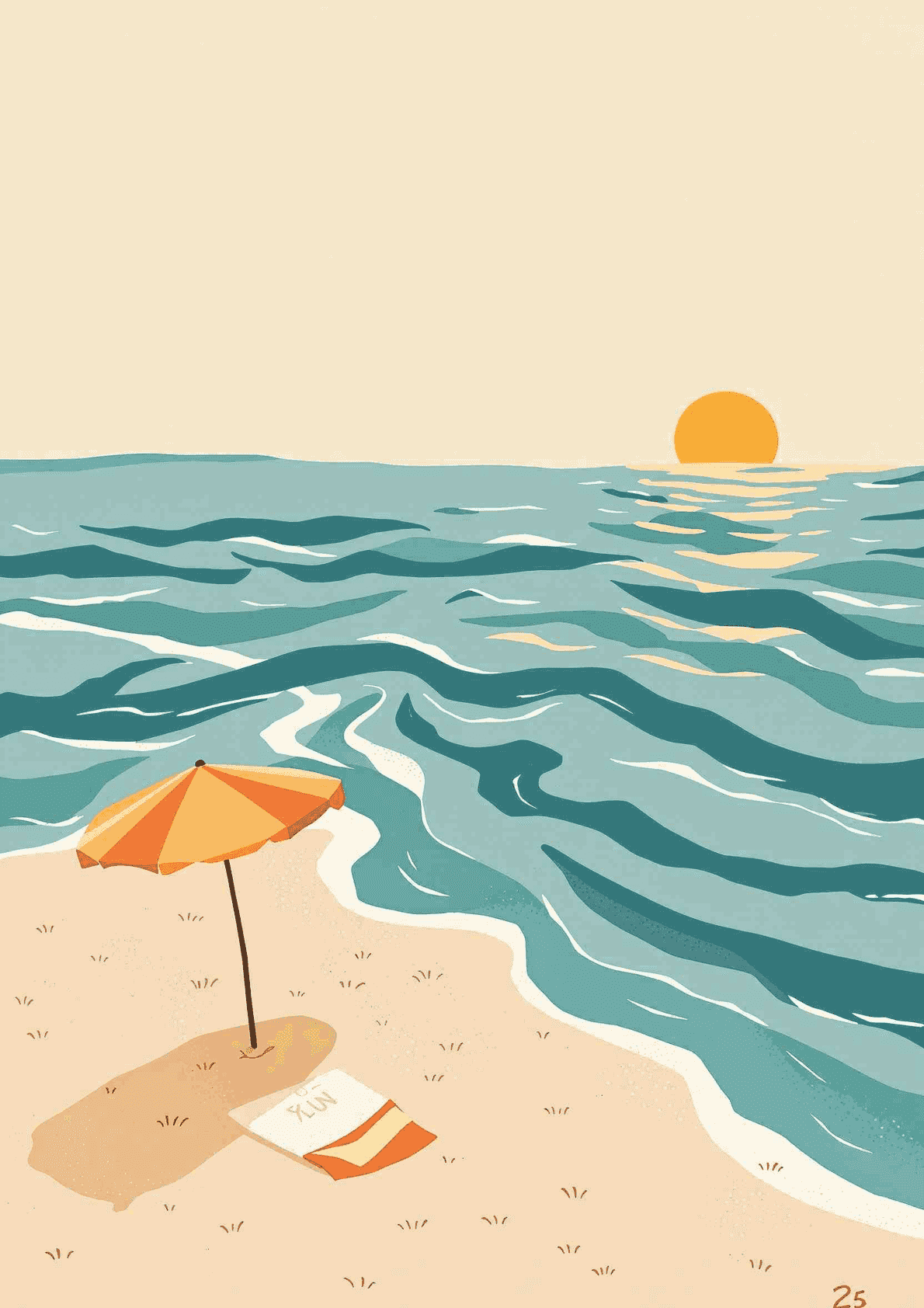 Sunset Serenity — art print