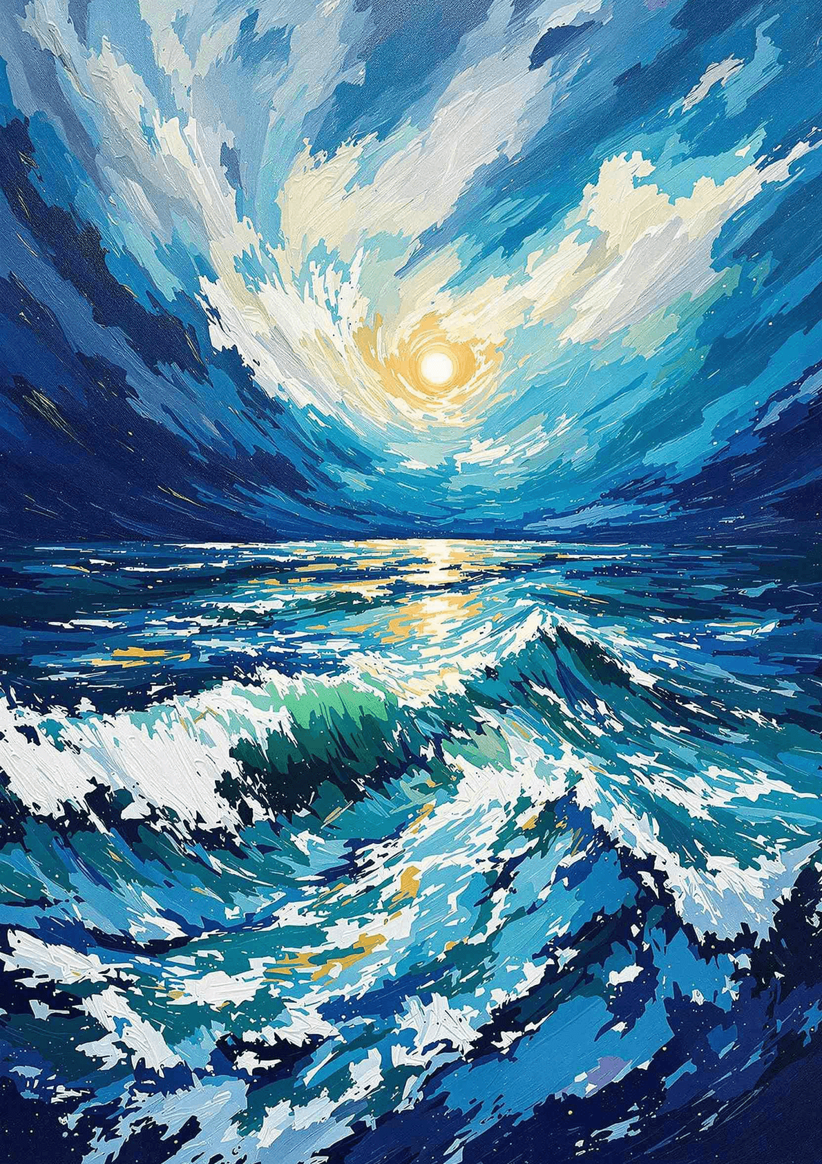 Ebb and Flow: Symphony of the Storm — art print