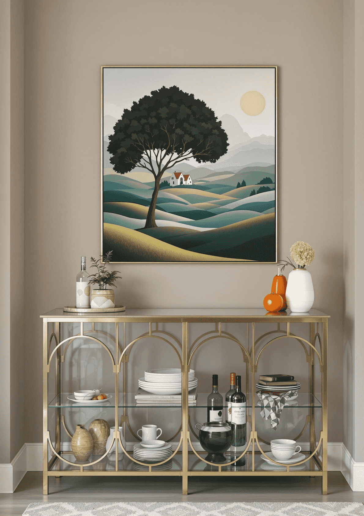 Whispers of Enchanted Hills — art print