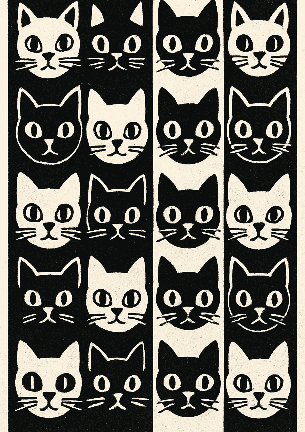Purr-fectly Pop — art print
