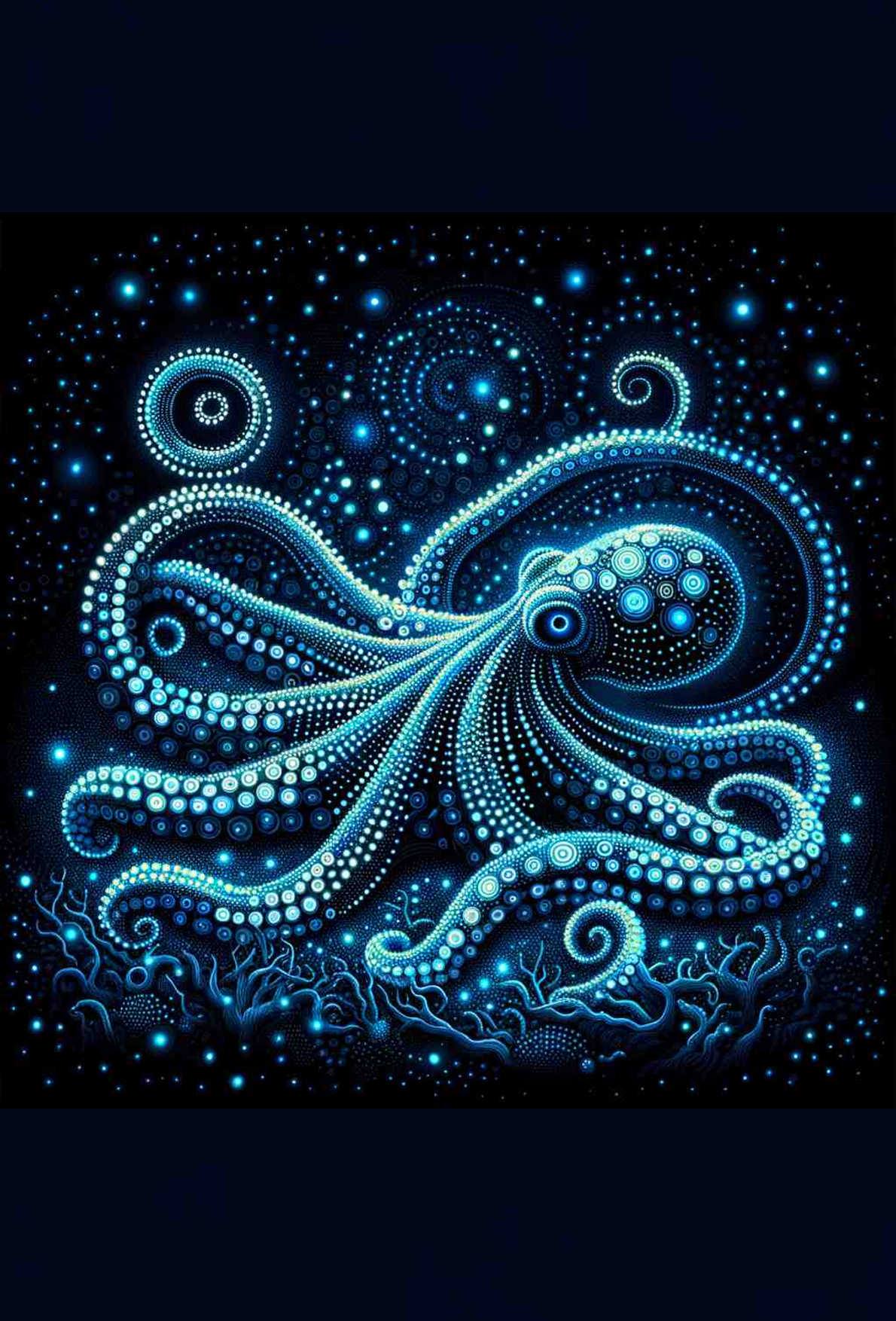 Cosmic Bioluminescence — art print