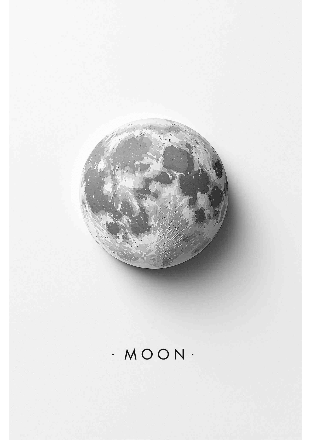 Lunar Elegance — art print