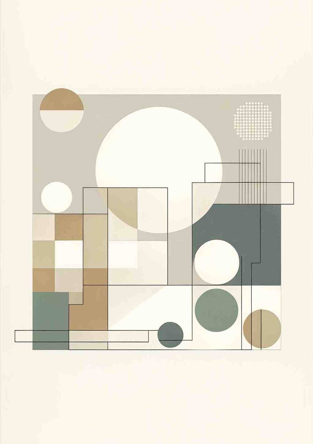 Minimalist Serenity — art print
