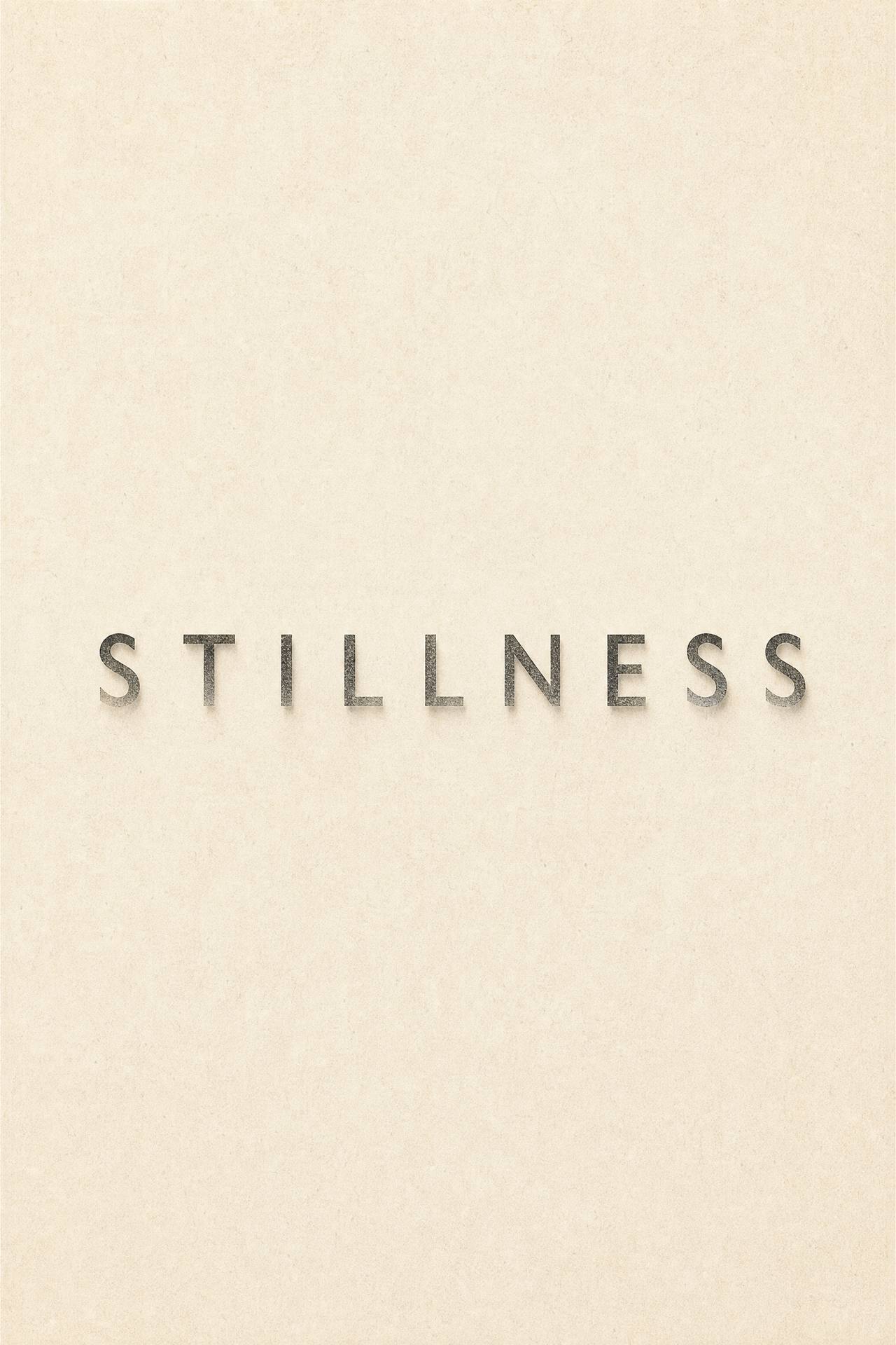 Stillness Minimalist Print — art print