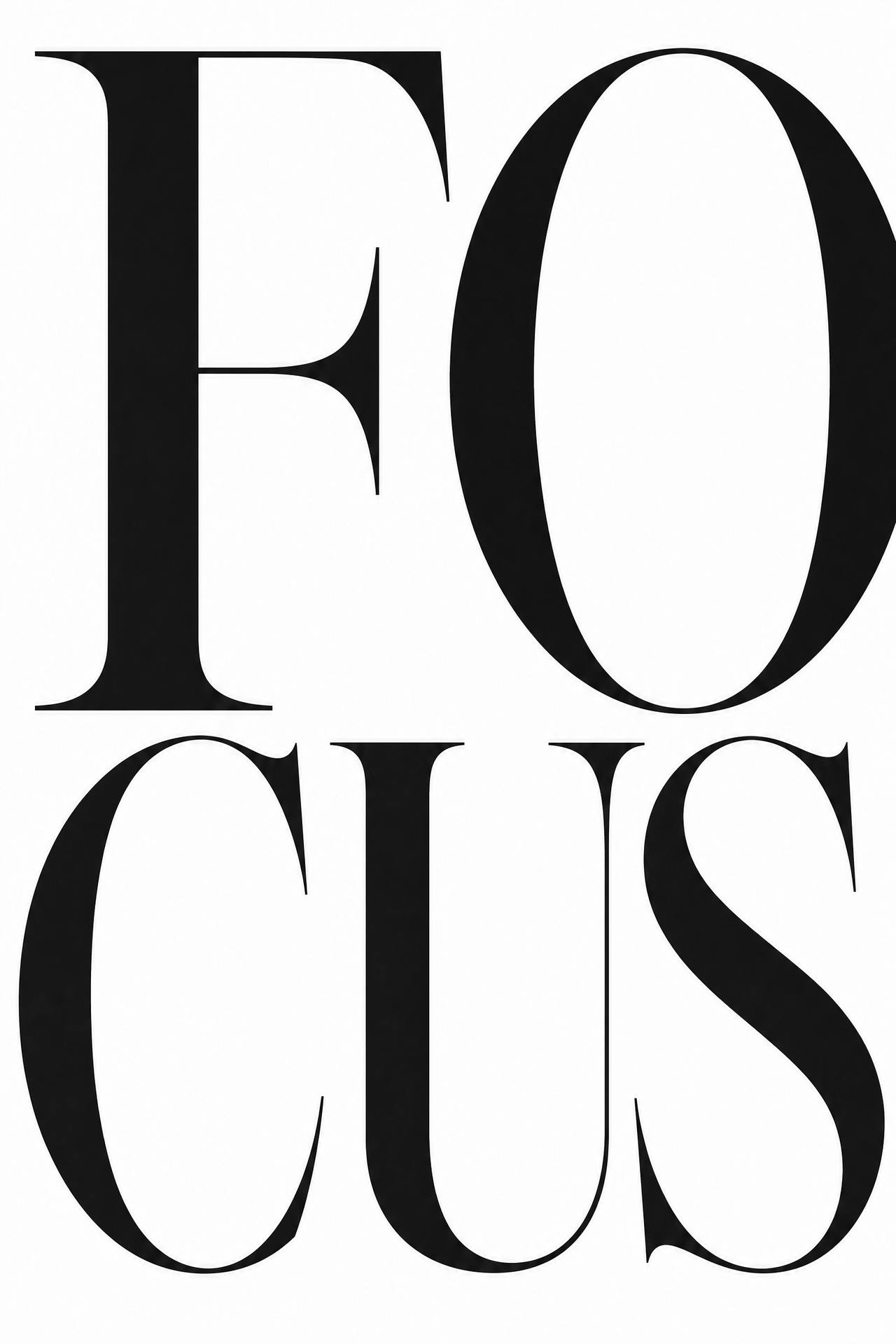 Minimalist Typographic Wall Art — art print