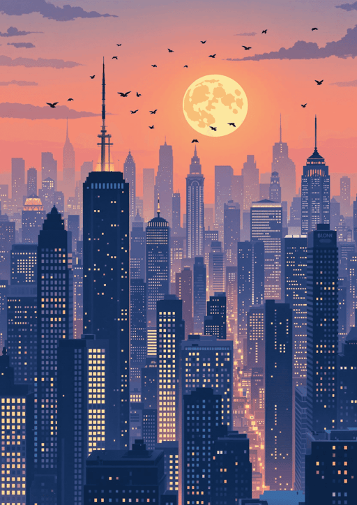 Twilight Ascent - Wall Art Print