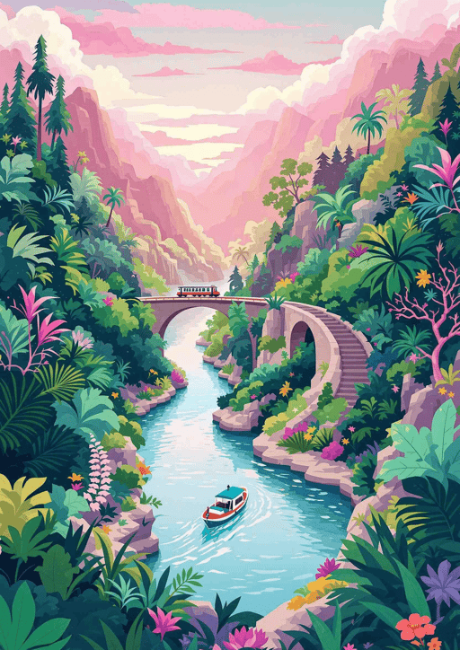 Serenade of Tranquil Tropics - Wall Art Print