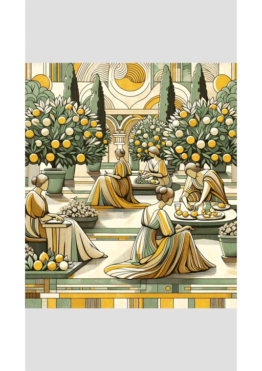 Citrus Serenade - Wall Art Print