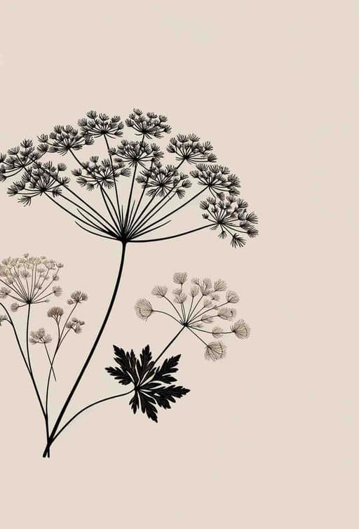 Elegance in Simplicity: Cow Parsley - Wall Art Print