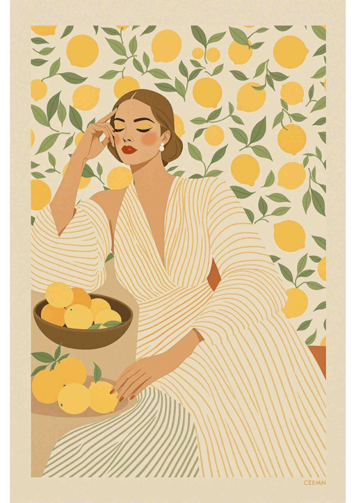 Citrus Serenade - Wall Art Print