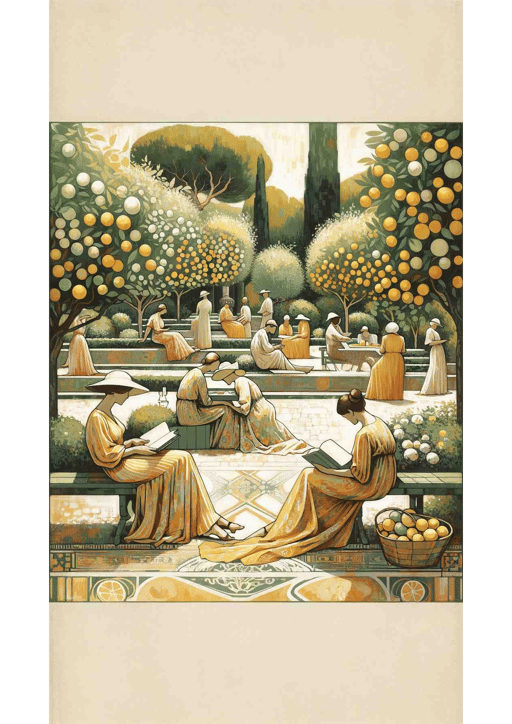 Sunlit Serenity: A Mediterranean Daydream - Wall Art Print