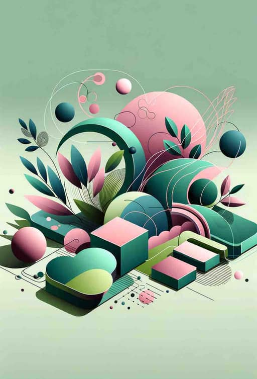 Modern Botanical Harmony - Wall Art Print