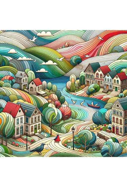 Whimsical Wonderscape - Wall Art Print