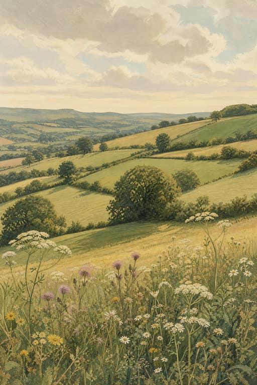 Tranquil English Countryside - Wall Art Print