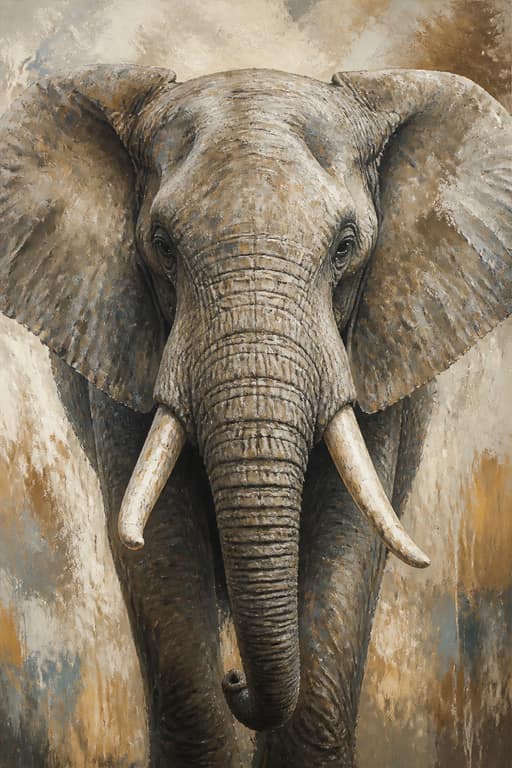 Majestic Elephant Wall Art - Wall Art Print