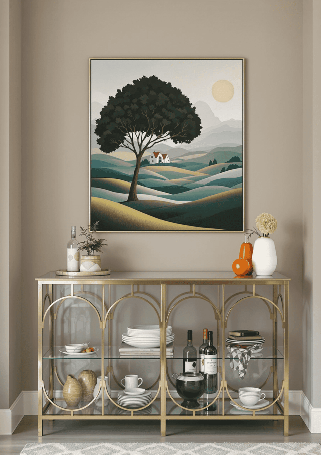 Whispers of Enchanted Hills - Wall Art Print