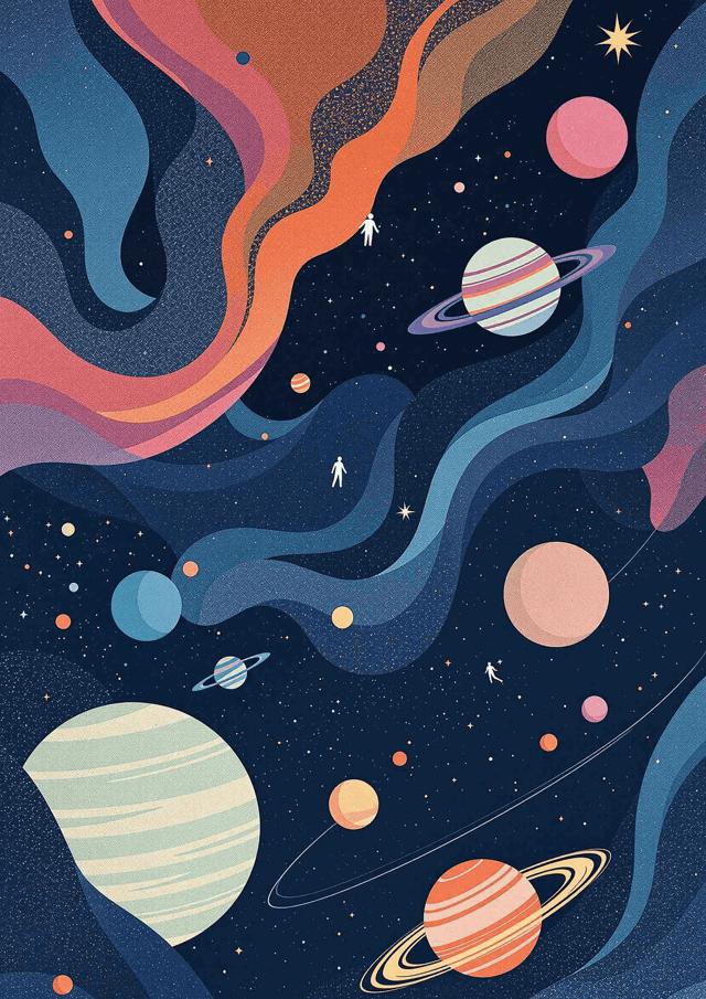 Celestial Odyssey - Wall Art Print