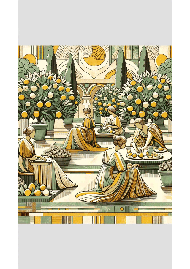 Citrus Serenade - Wall Art Print