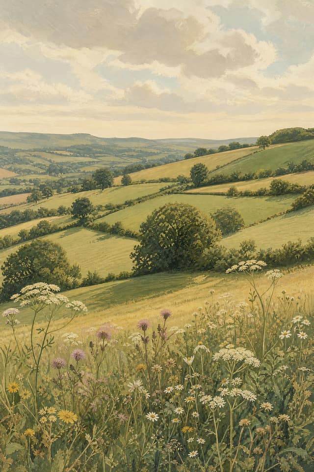 Tranquil English Countryside - Wall Art Print
