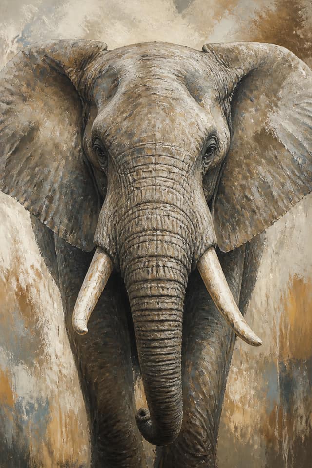 Majestic Elephant Wall Art - Wall Art Print